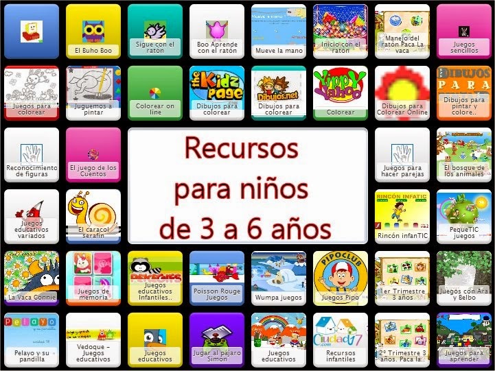 Recursos para niños de 3 a 6 años