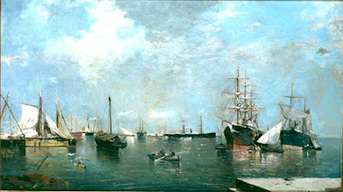 1880.- "Marina". Pintor Joaquín Sorolla Bastida.