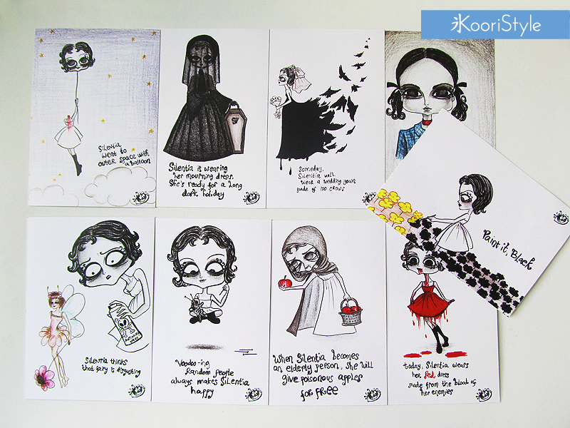 Happy Mail from Indonesia at KooriStyle.com Koori KooriStyle Kawaii Cute Planner Happy Snail Mail Revolution Incoming Stationery Goods Goodies Agenda Journal Sticky Note Notes Paper Clips Gloomy Silentia ArtWork ArtPrint Amazing Drawings Paintings Paint Etsy SuddenlySudden