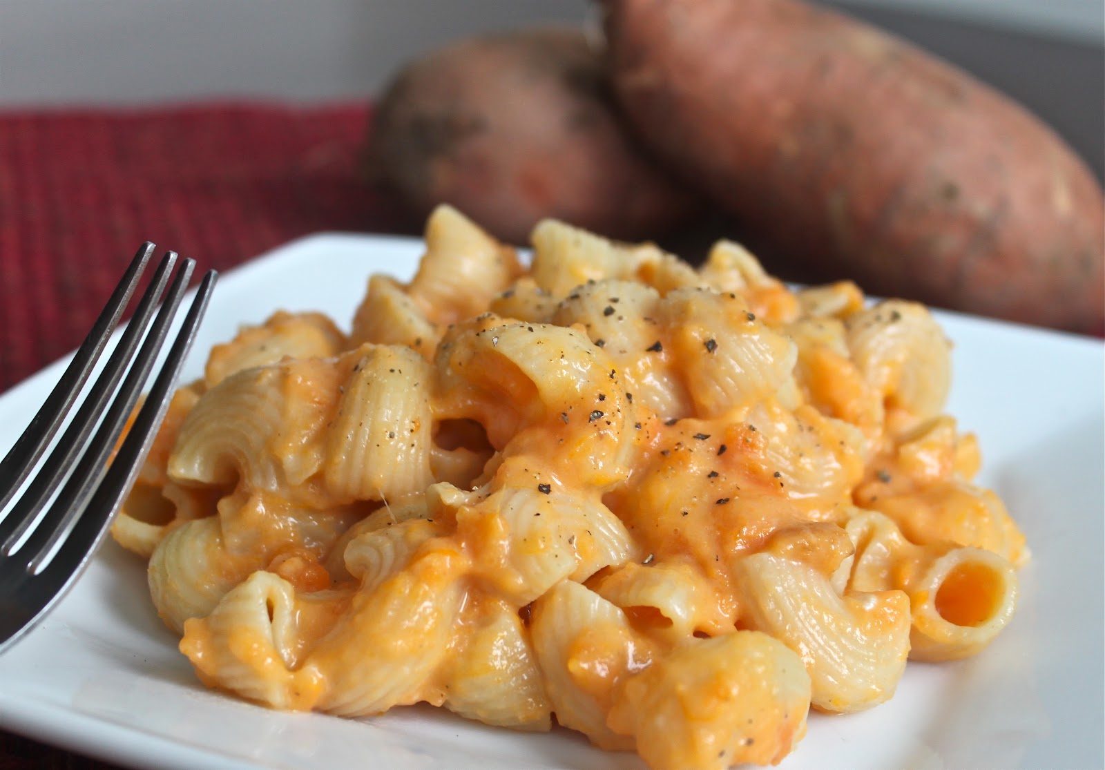 A Globetrotter's Fare Sweet Potato Mac & Cheese