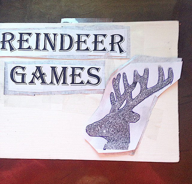 Farmhouse for Five: DIY Reindeer Games Sign