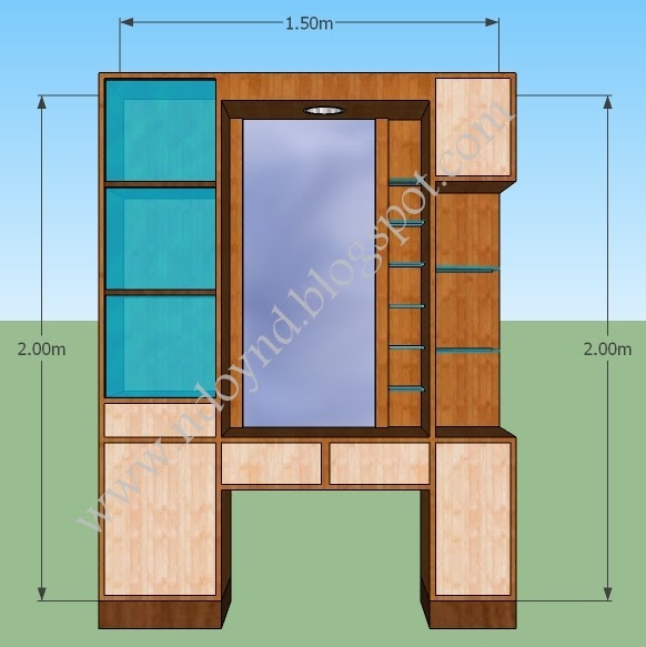 Tegal Kotaku: LEMARI PAKAIAN & MEJA RIAS ( one set )