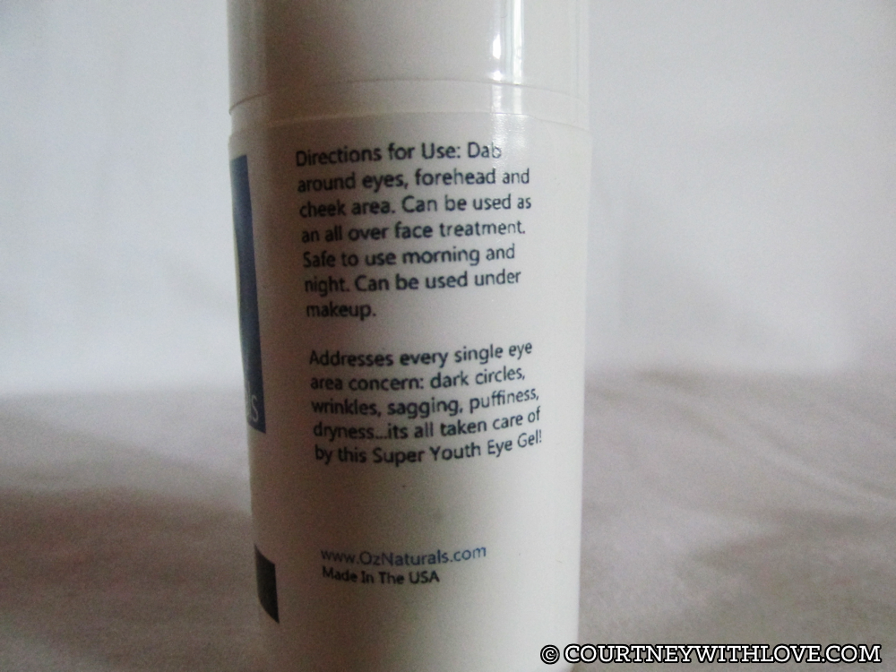 Oz Naturals Eye Gel Oz Naturals Eye Gel