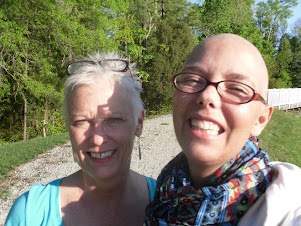Mom and I out by the lake
