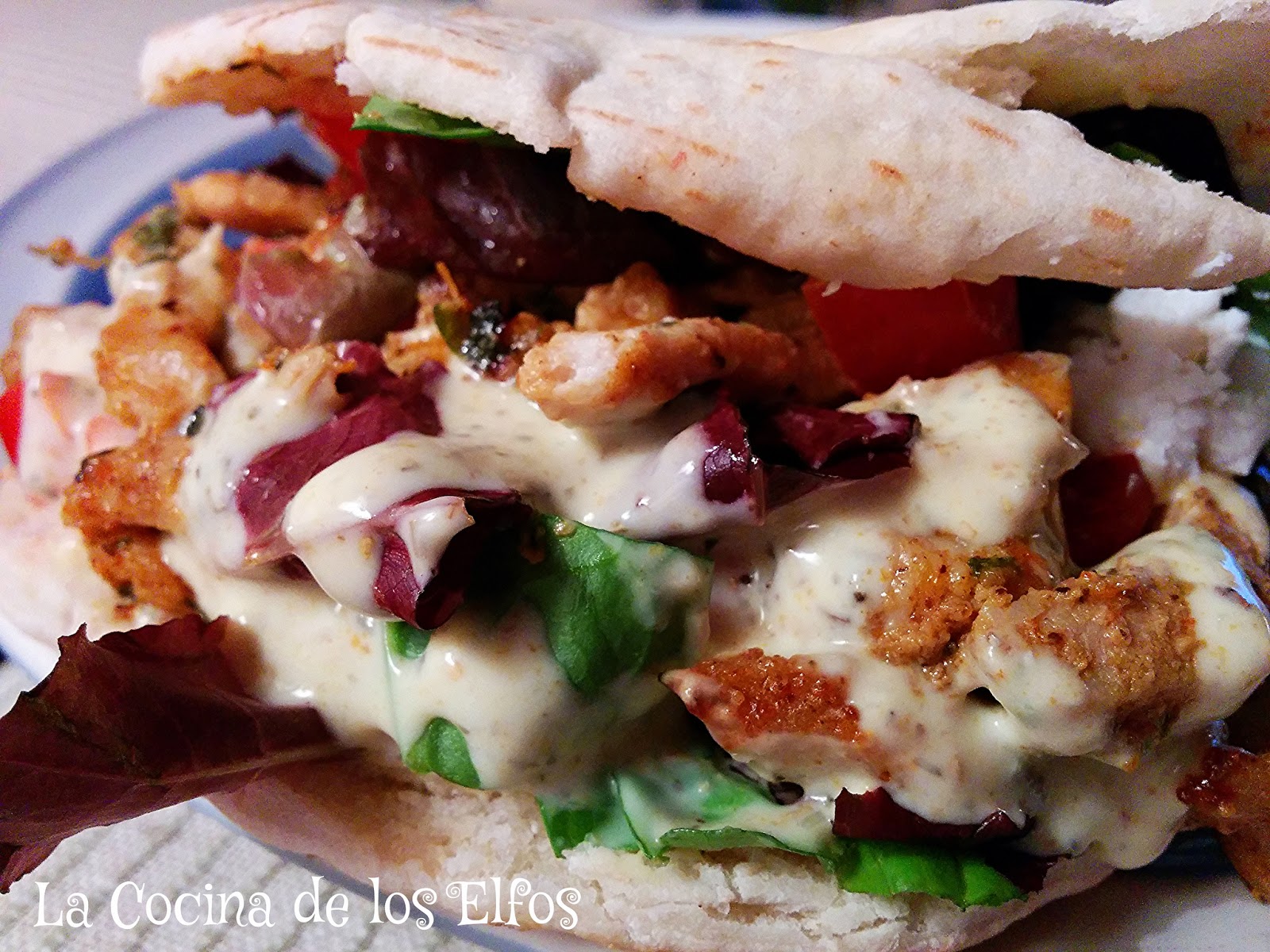 La Cocina de los Elfos Kebab Casero con Salsa de Yogur