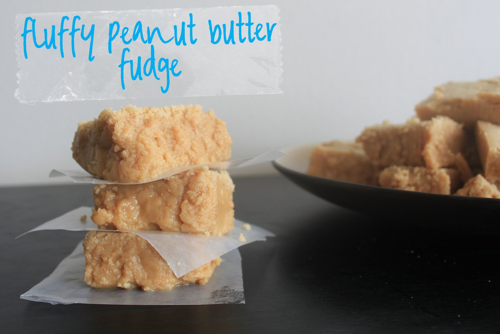 EAT+SLEEP+MAKE Fluffy Peanut Butter Fudge