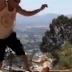 A tourist and a monkey conducts a "hilarious" business.