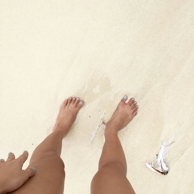 Walking down the shores of Boracay Island