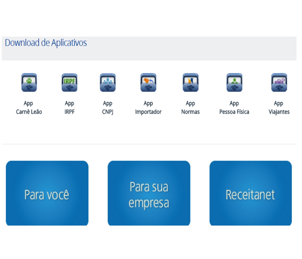 Download Aplicativos RFB