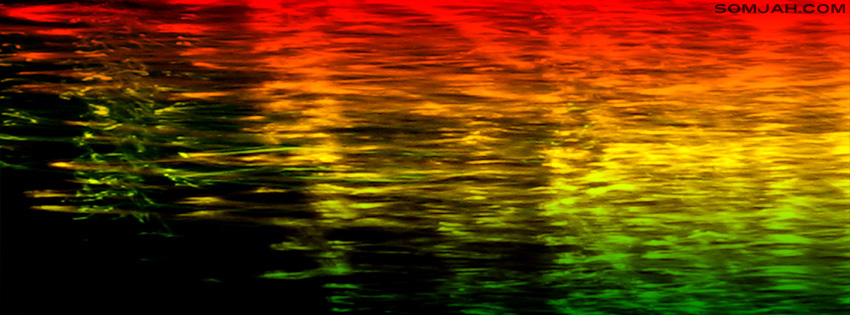 para Facebook Água nas cores do Reggae. Clique sobre as imagens para