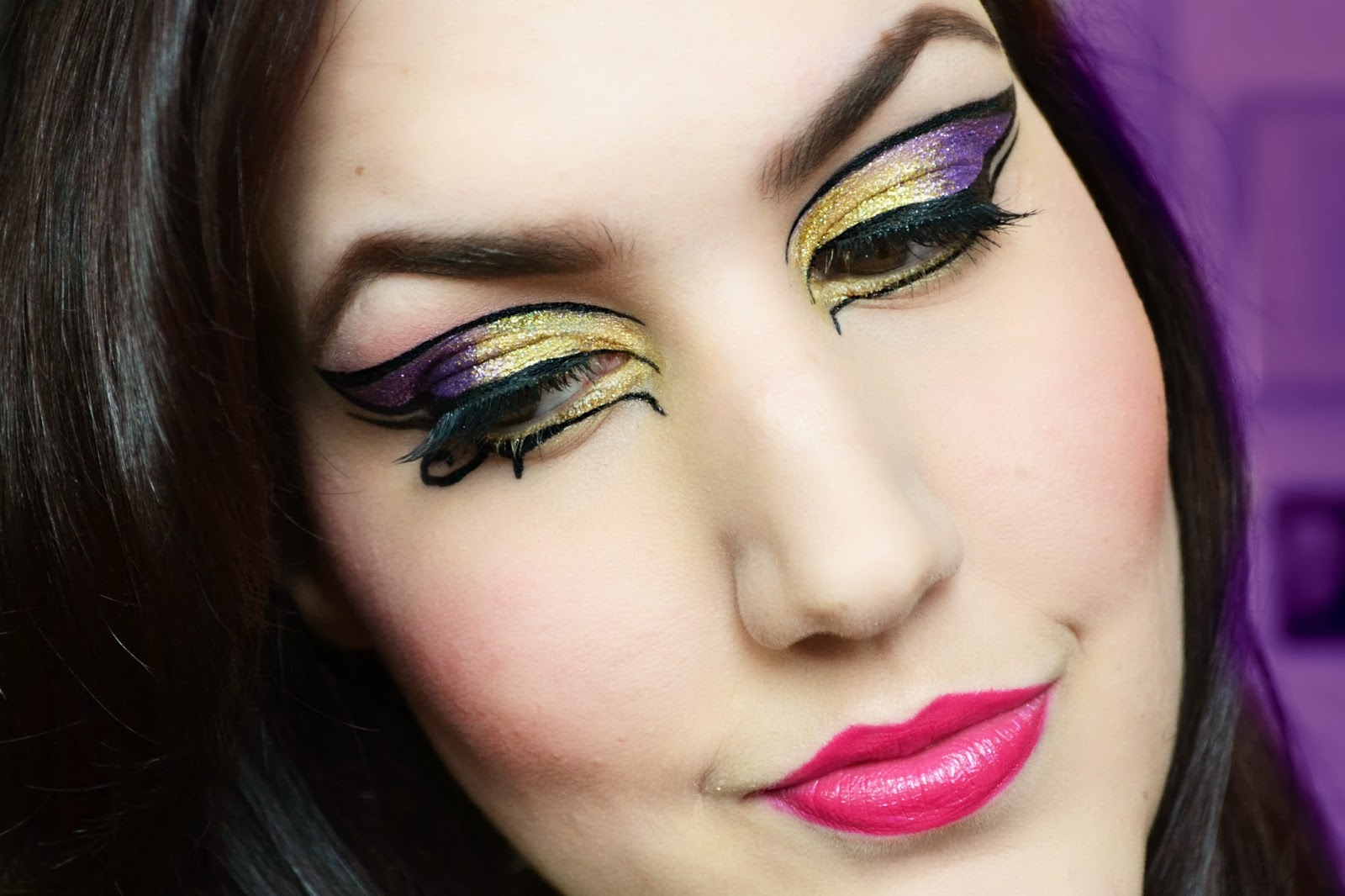 CarolinaCupcake Makeup Katy Perry "Dark Horse" Makeup )