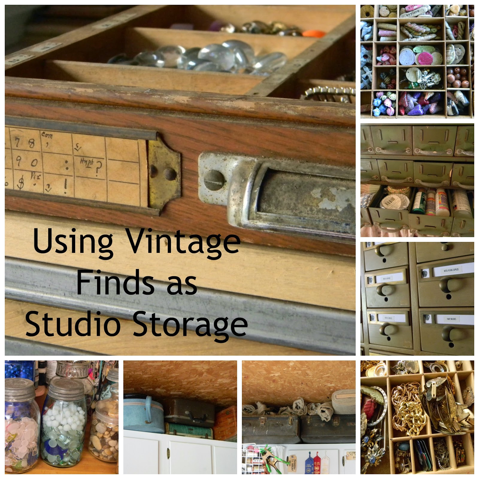 Artistic Endeavors 101 Vintage Storage Ideas
