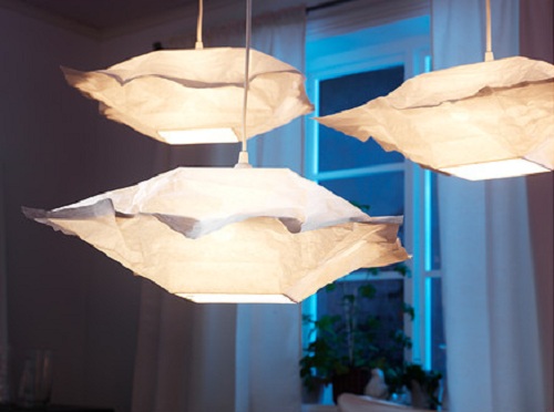 Decoraxpoco: las lamparas de papel estÃn a la Ãltima Papel diseño Candelabros