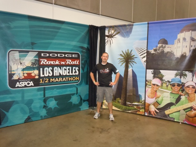 Jason at LA Rock n Roll Half Marathon Expo
