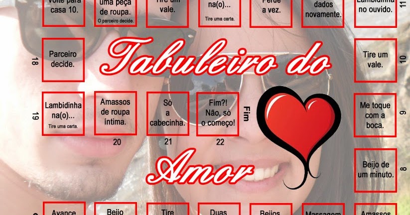 Mais amoor por favor: Tabuleiro do Amor - MAIS UM JOGO