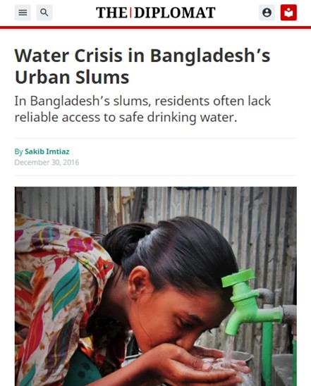 Water Crisis in Bangladesh's Urban Slum