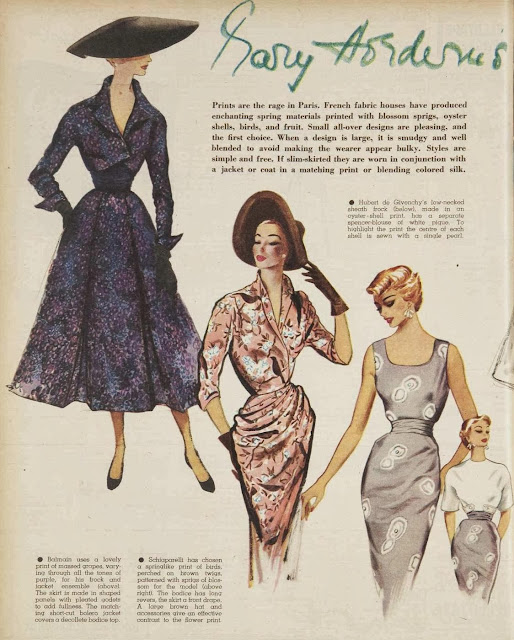 1950s Paris fashions