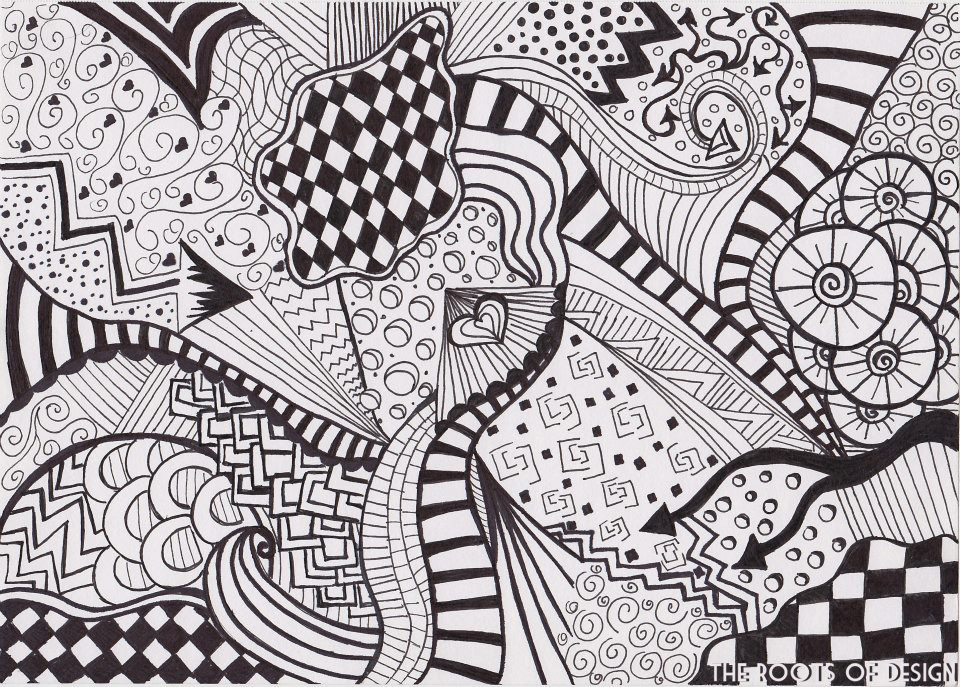 The Roots of Design: Zentangle Love