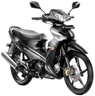 Supra X 125 R PGM-FI Prestigious Black