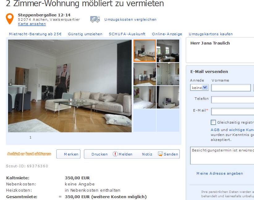 Aachen Wohnung Zimmer Aachen Wohnung Zimmer