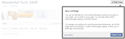 Facebook New Setting for Pages