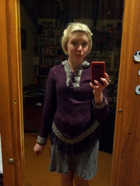 alpaca jumper poncho