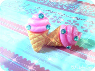 Ice Cream Bling Earrings