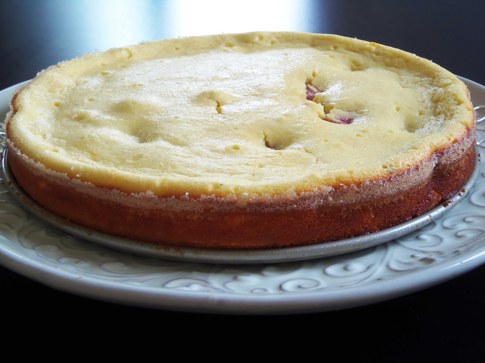 Simply Romanesco Goat Cheese Cake with Berries