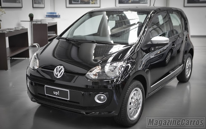 Frente do VW UP 2014 preto Novo VW UP 2014 Preço, ficha tecnica, lançamento Brasil