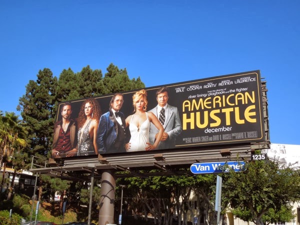American Hustle movie billboard American Hustle movie billboard ad