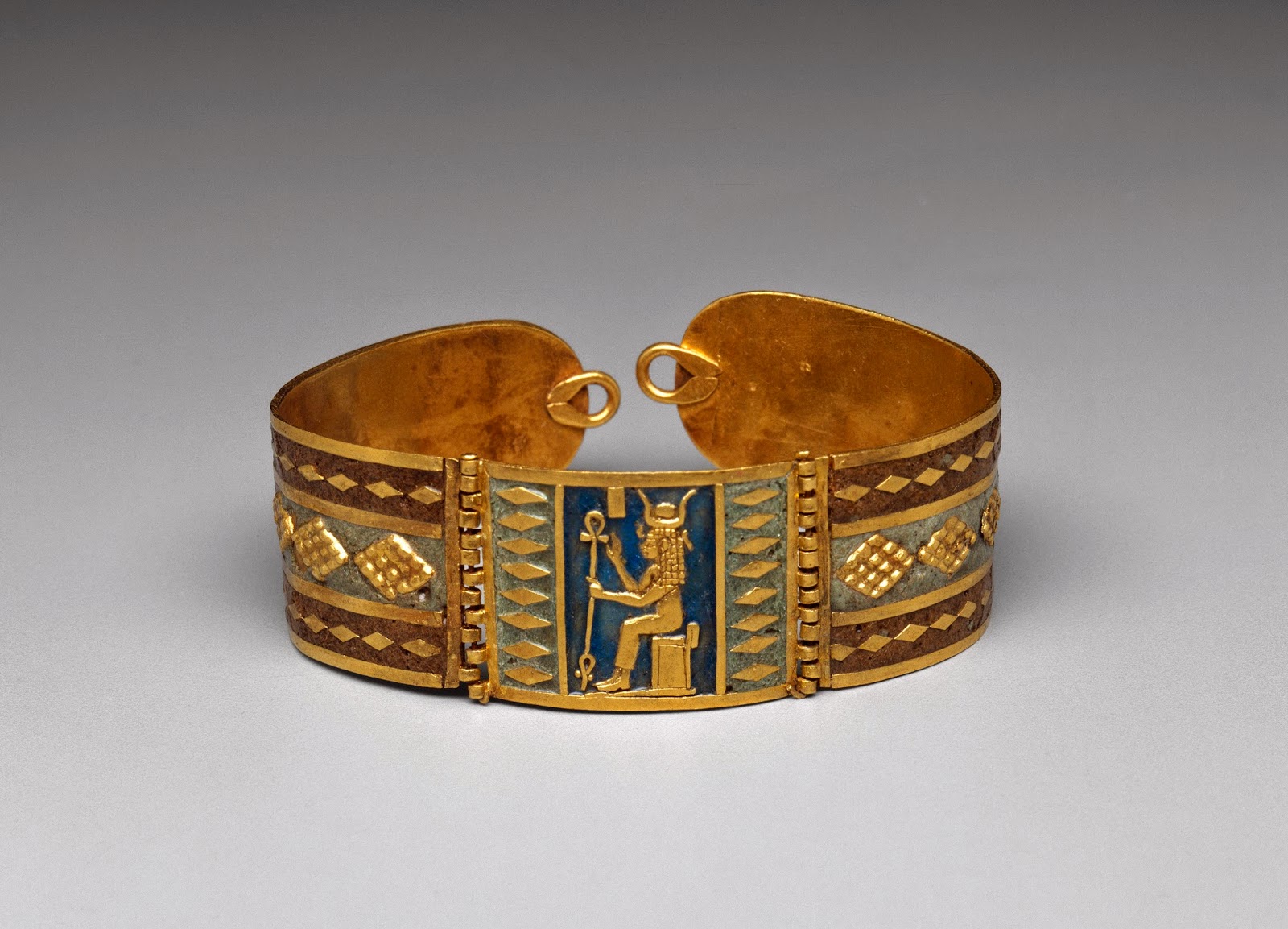 Jewels of Note A Nubian Gold Bracelet Bearing the Image of the Goddess