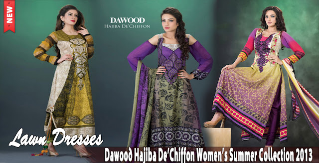 Dawood Hajiba De'Chiffon Women's Summer Collection 2013