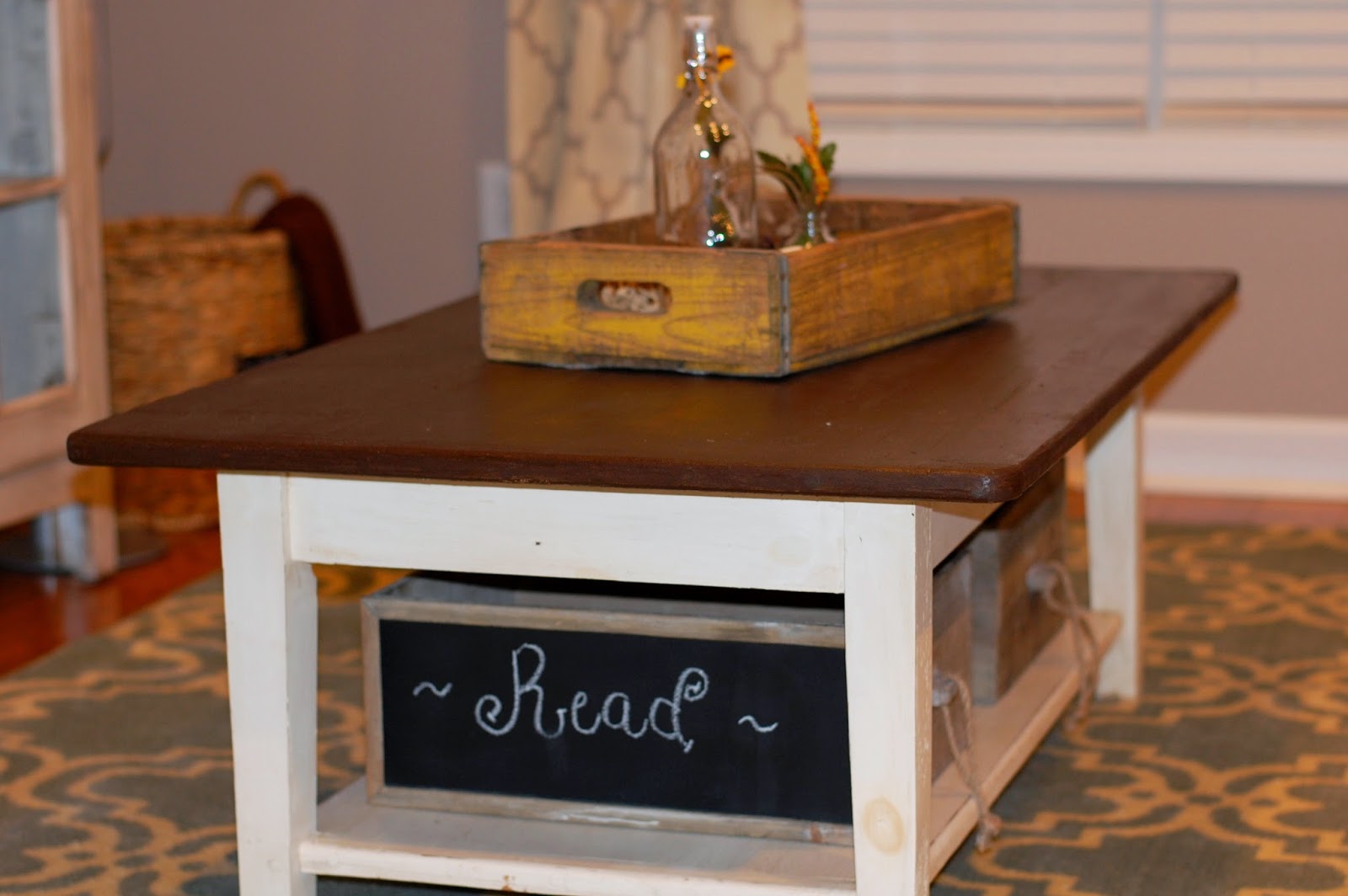 The Sweetest Nest DIY Farmhouse Coffee Table Redo