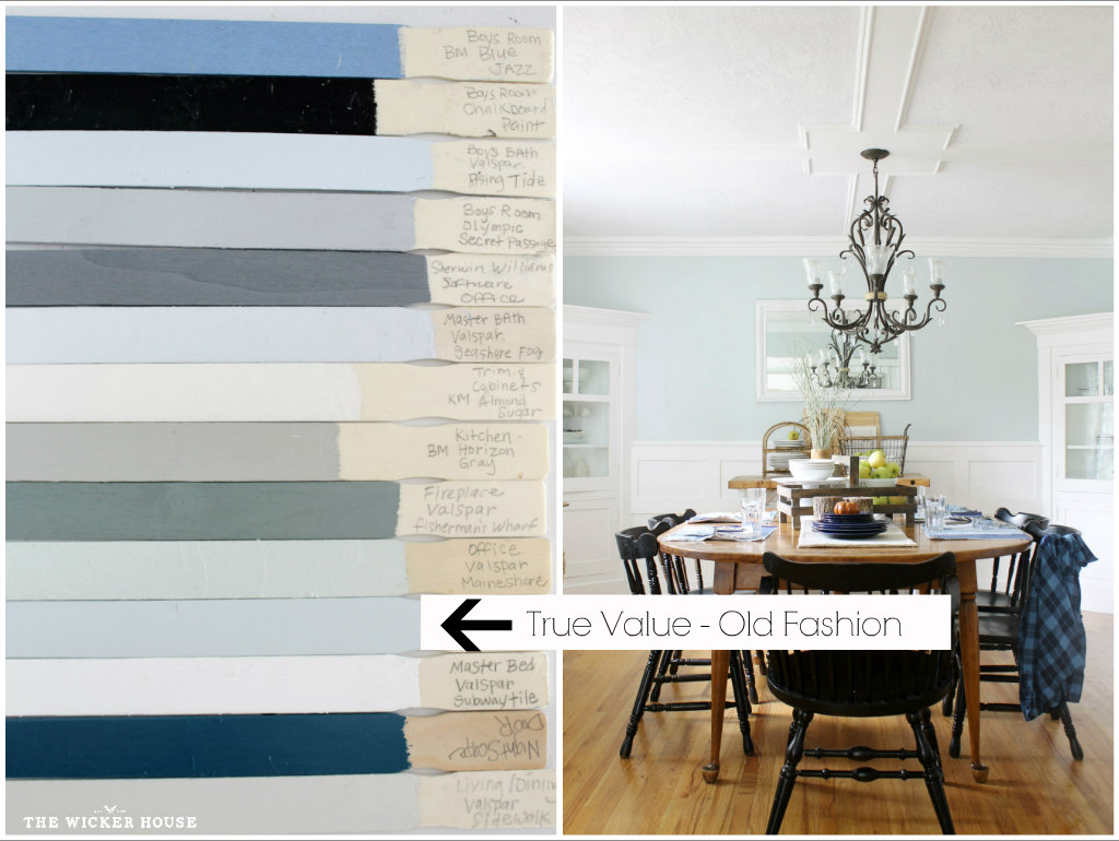 The Wicker House Paint Colors - The Wicker House The Wicker House Paint Colors - The Wicker House