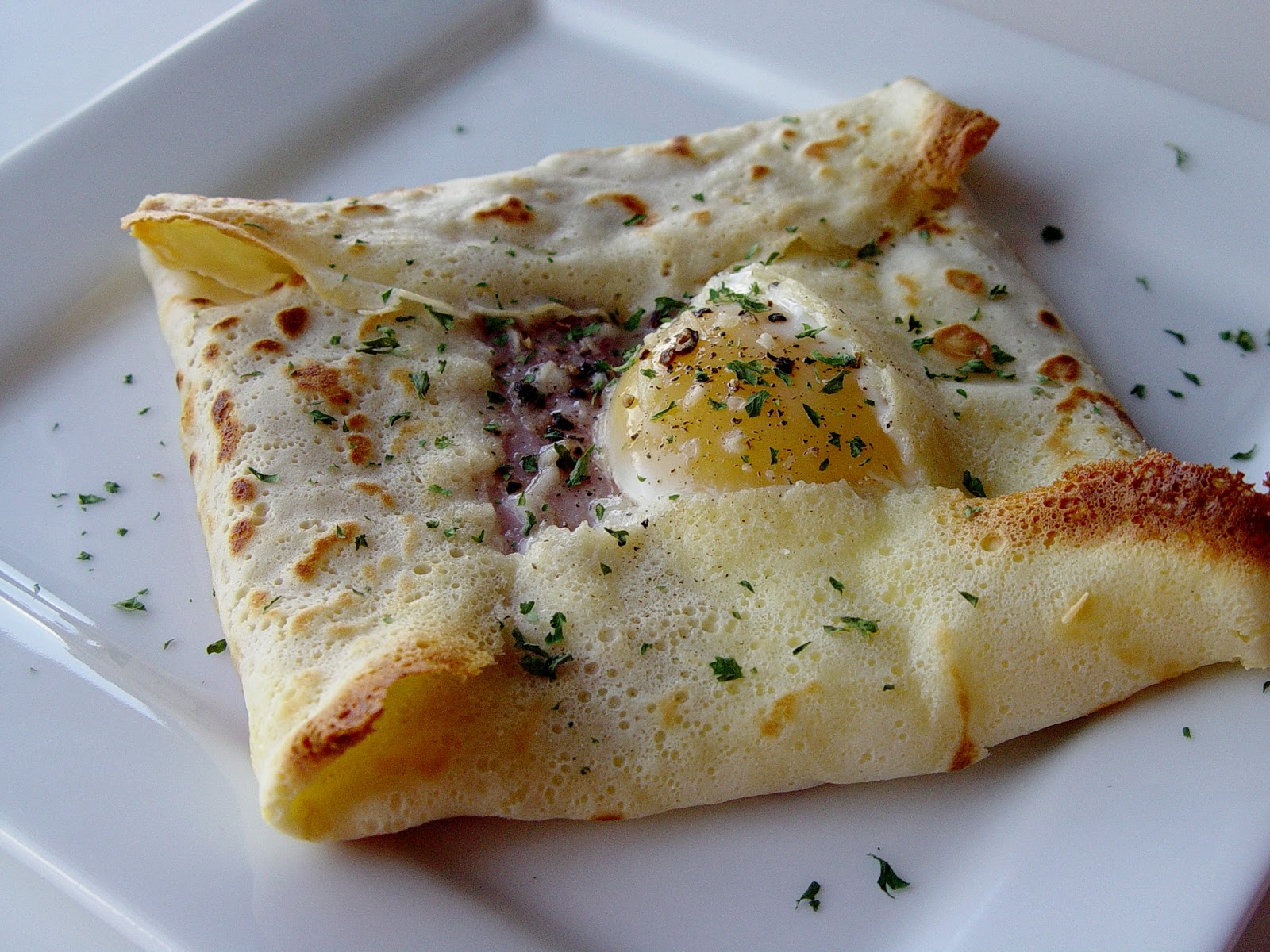 Kitchen Comments Ham and Egg Crepe Squares