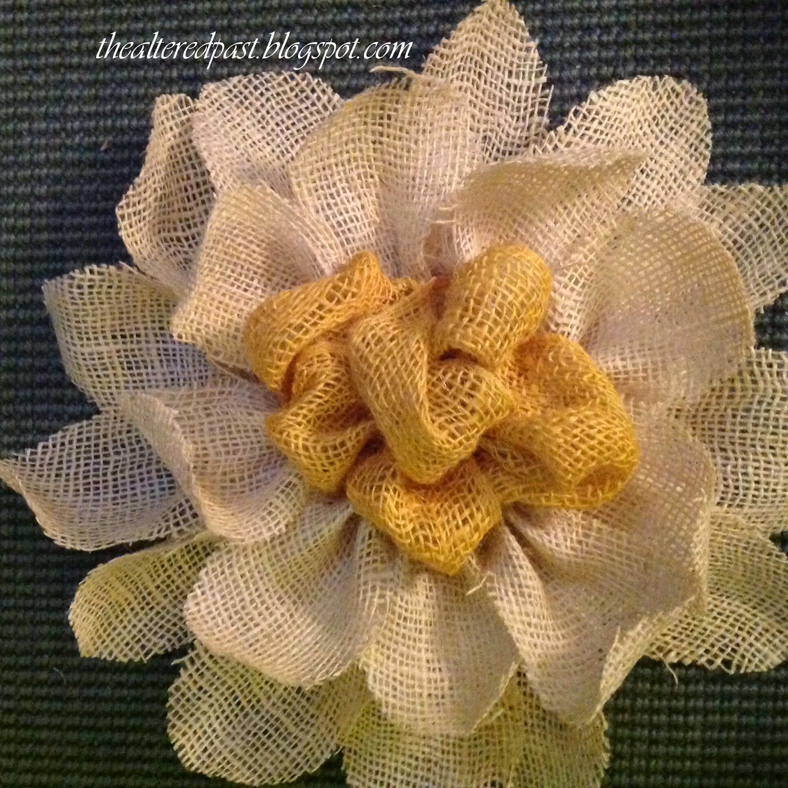 Spain Hill Farm Easy Burlap Flower Wall Decor