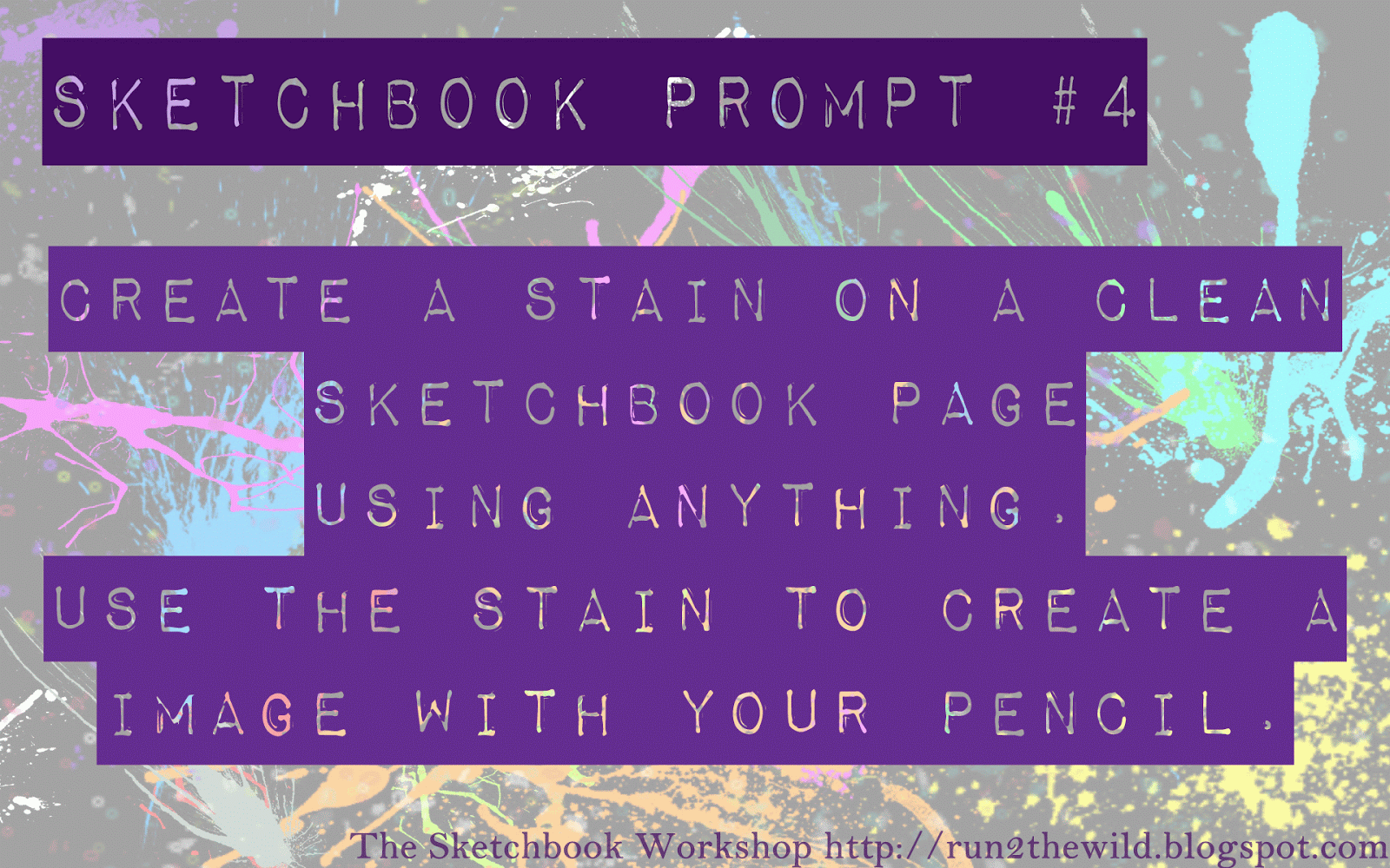 Run 2 the Wild Sketchbook Entry 4