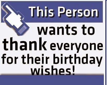 birthday thank you quotes for facebook