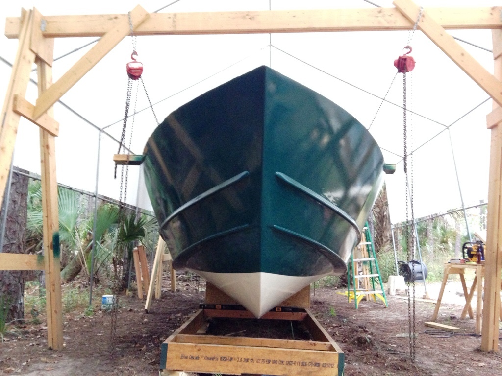 Great Alaskan 28ft Boat Build We got the boat flipped over and sitting