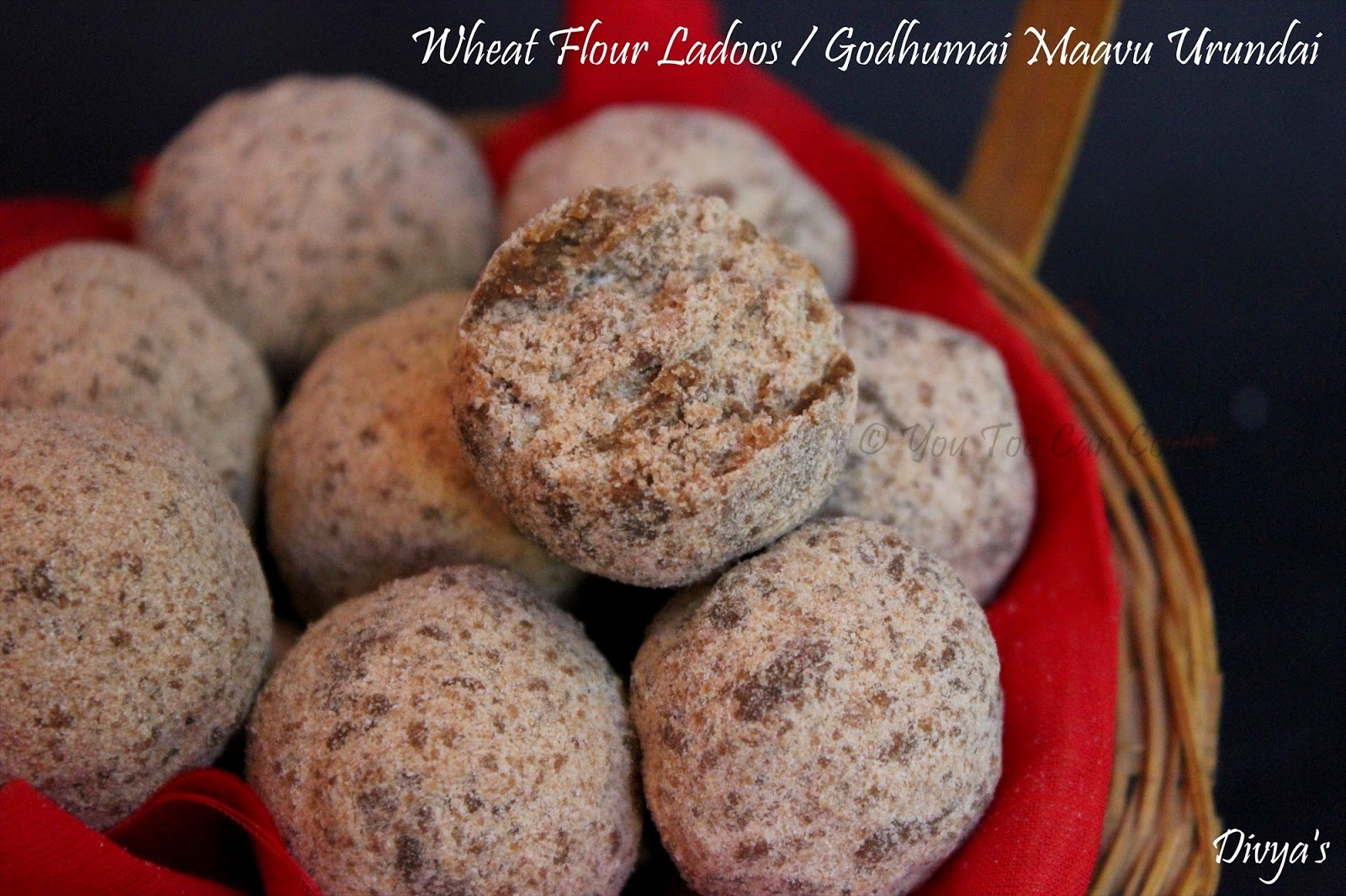 Wheat Flour Balls Godhumai Maavu Urundai Healthy Indian Snack Low