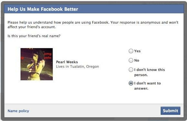 facebook verifica utenti facebook identità amici
