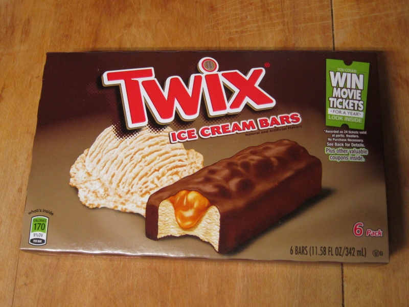 Review Twix Ice Cream Bars Brand Eating