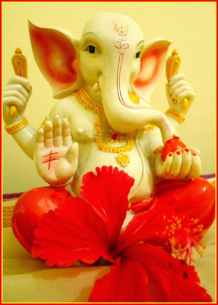 Sri Ganesha Ganesha's Favourite Flowers Hibiscus