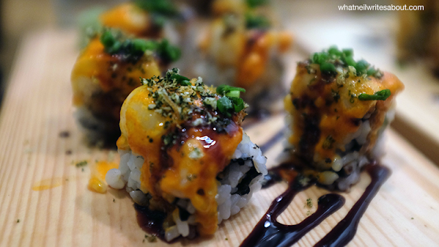 Neil Writes About Ooma Japanese Rice Bar Aburi Maki