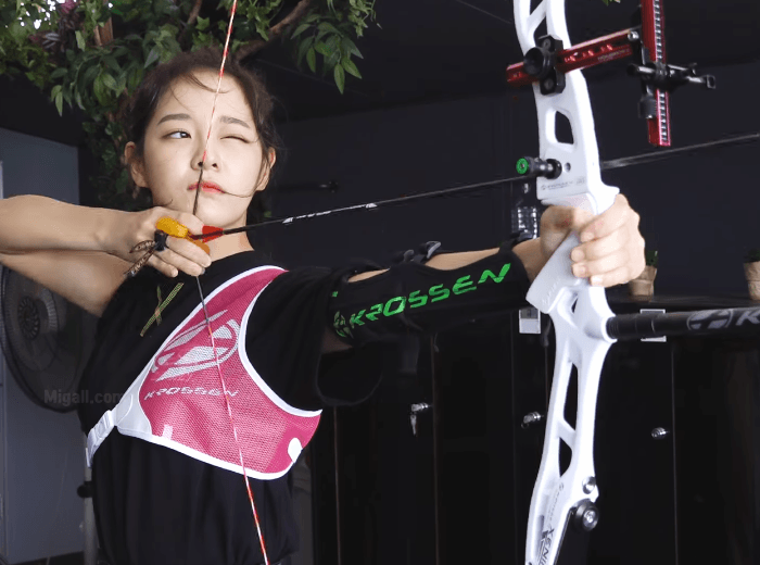 구구단 아육대 양궁 연습 현장