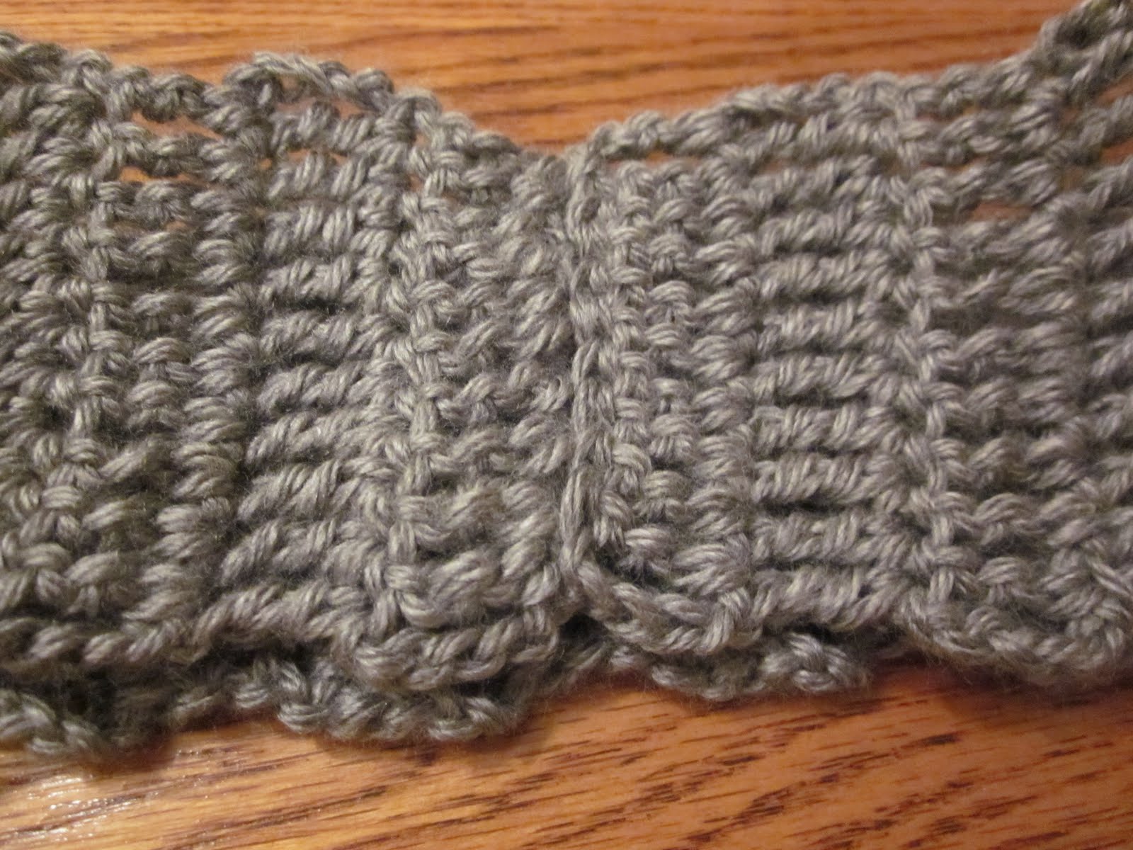 The Crafty Novice: Simple Crochet Ear Warmer