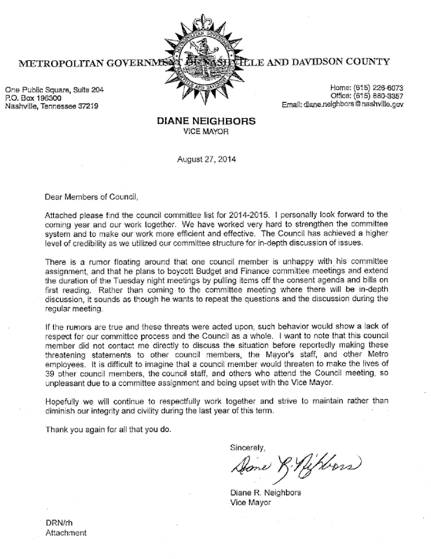 business letter showing attachments a disgruntled republican in nashville august 2014 business letter showing attachments a disgruntled republican in nashville august 2014