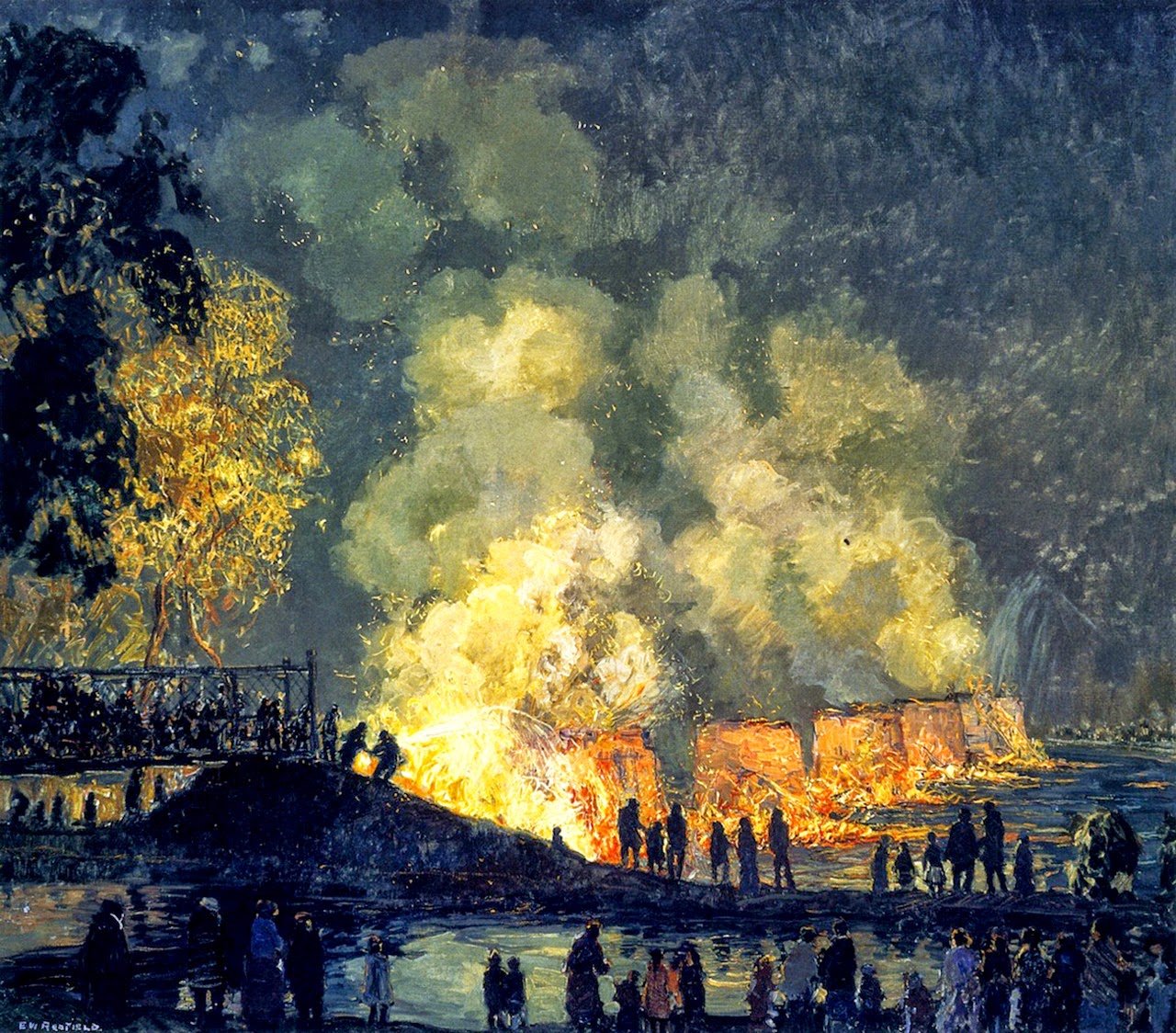 Edward Willis Redfield Impressionist Landscape painter Tutt'Art Pittura • Scultura