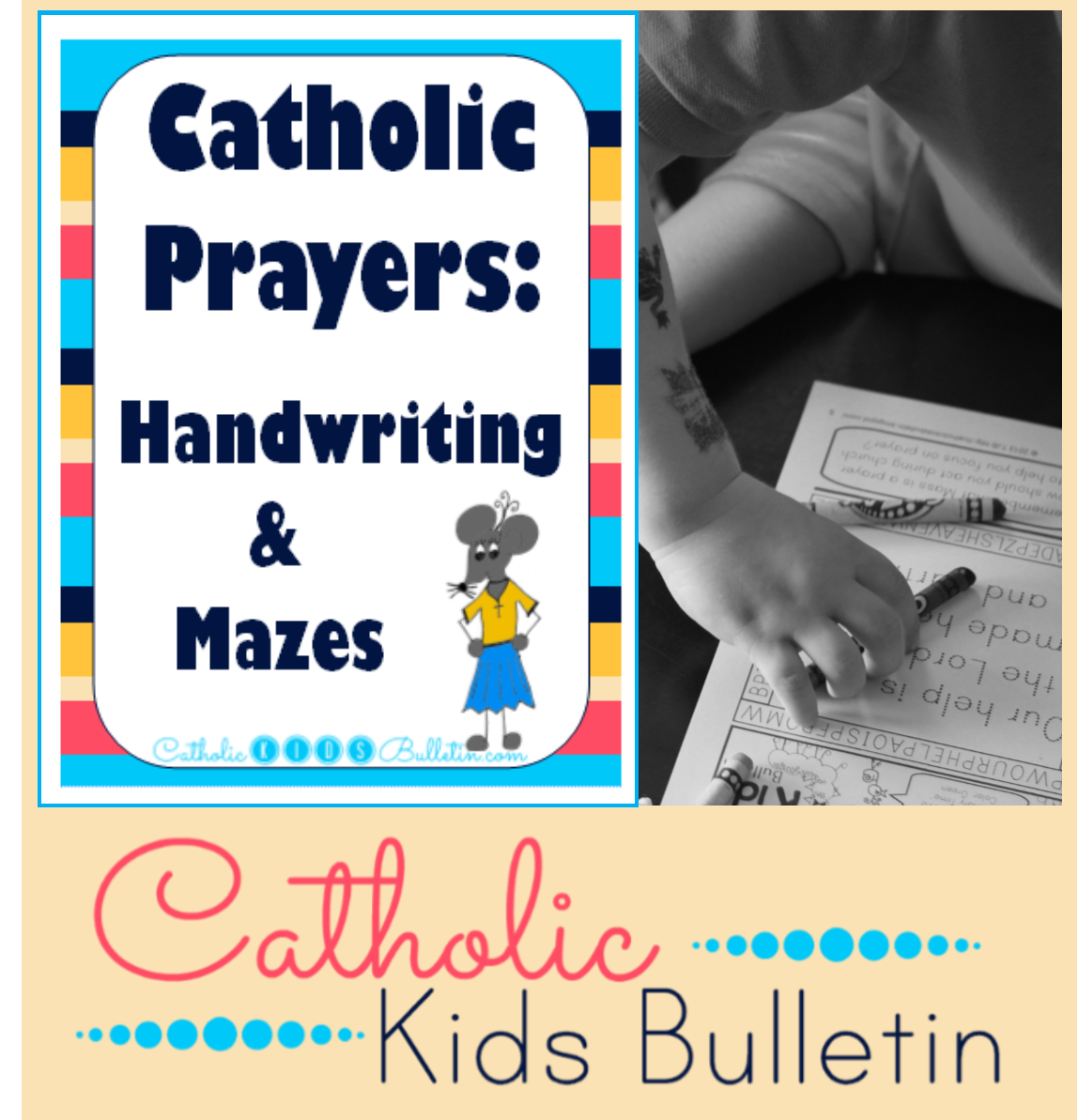 Lord's+Prayer+Catholic+Printable+for+Kids