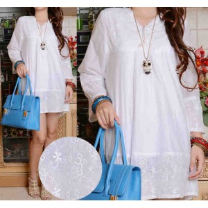 shopp blouse katun putih bordir shopp blouse katun putih bordir